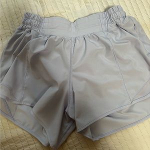 Like new mid-rise lulu shorts size 6 and 4 inch